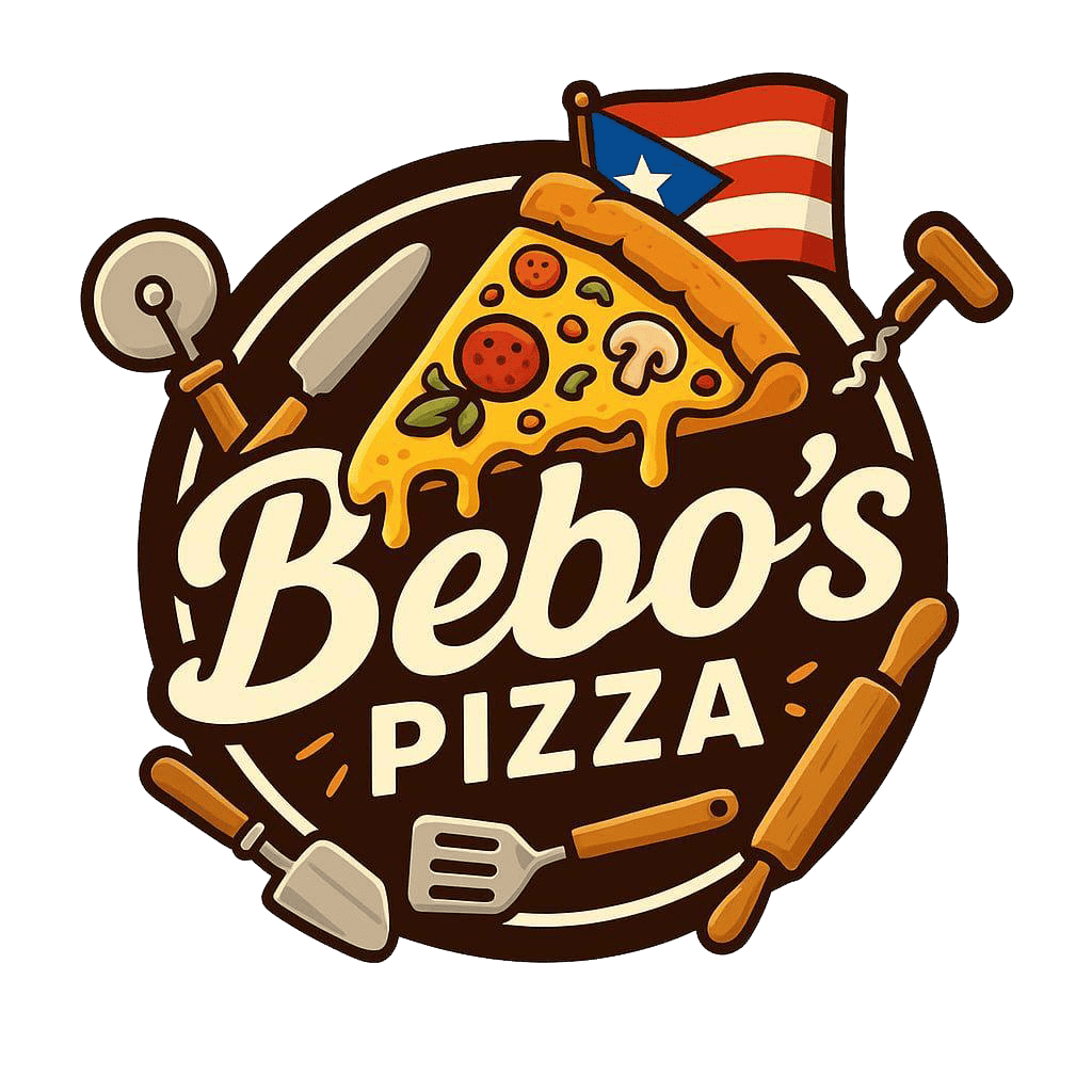 Bebo's Pizza — Puerto Rican style pizza truck logo